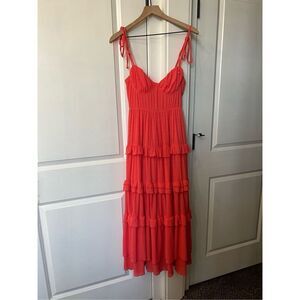 Revolve Tinsley Tularosa coral orange women’s size xs maxi dress